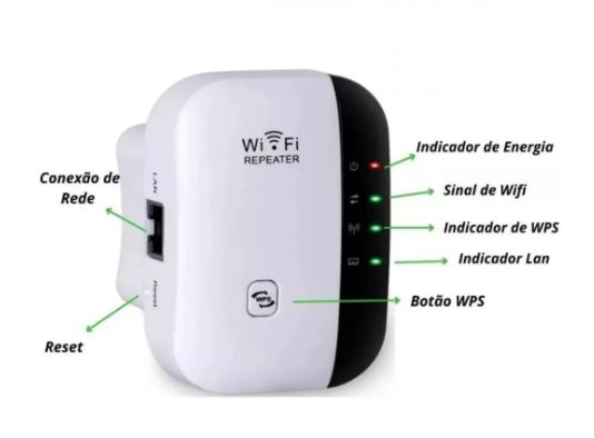Foto extra 1 do produto Repetidor Wi-Fi compacto