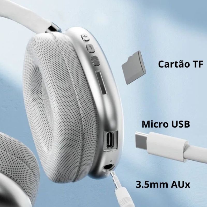 Foto extra 5 do produto Fone de Ouvido Headphone Bluetooth