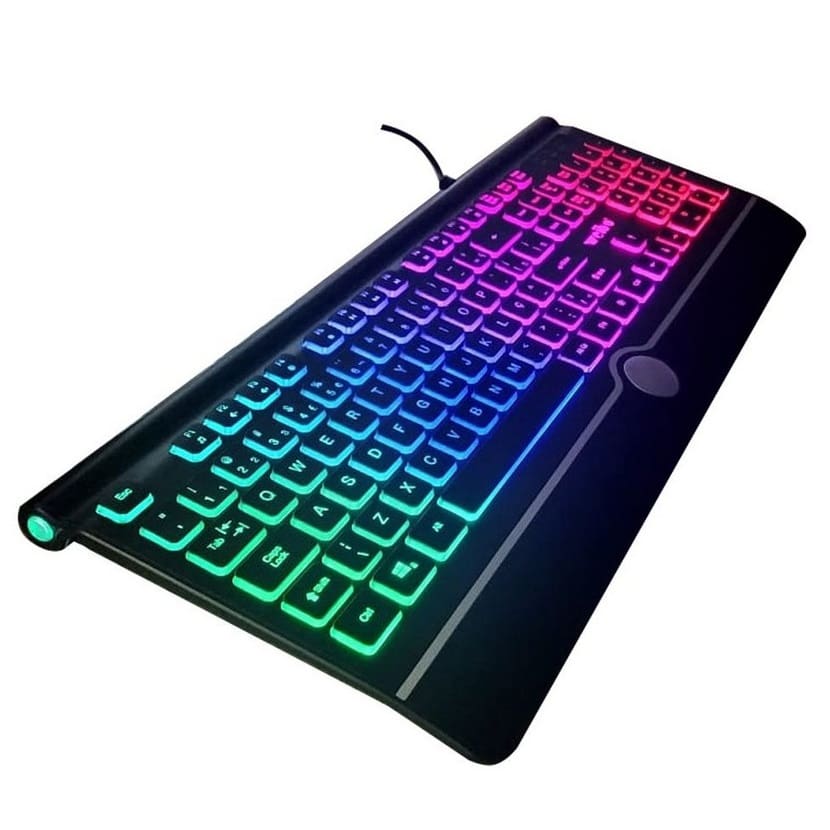 Foto extra 2 do produto Teclado Gamer HAIZ HZ-580 Teclas Baixas e Silenciosas – USB – Preto – ABNT2