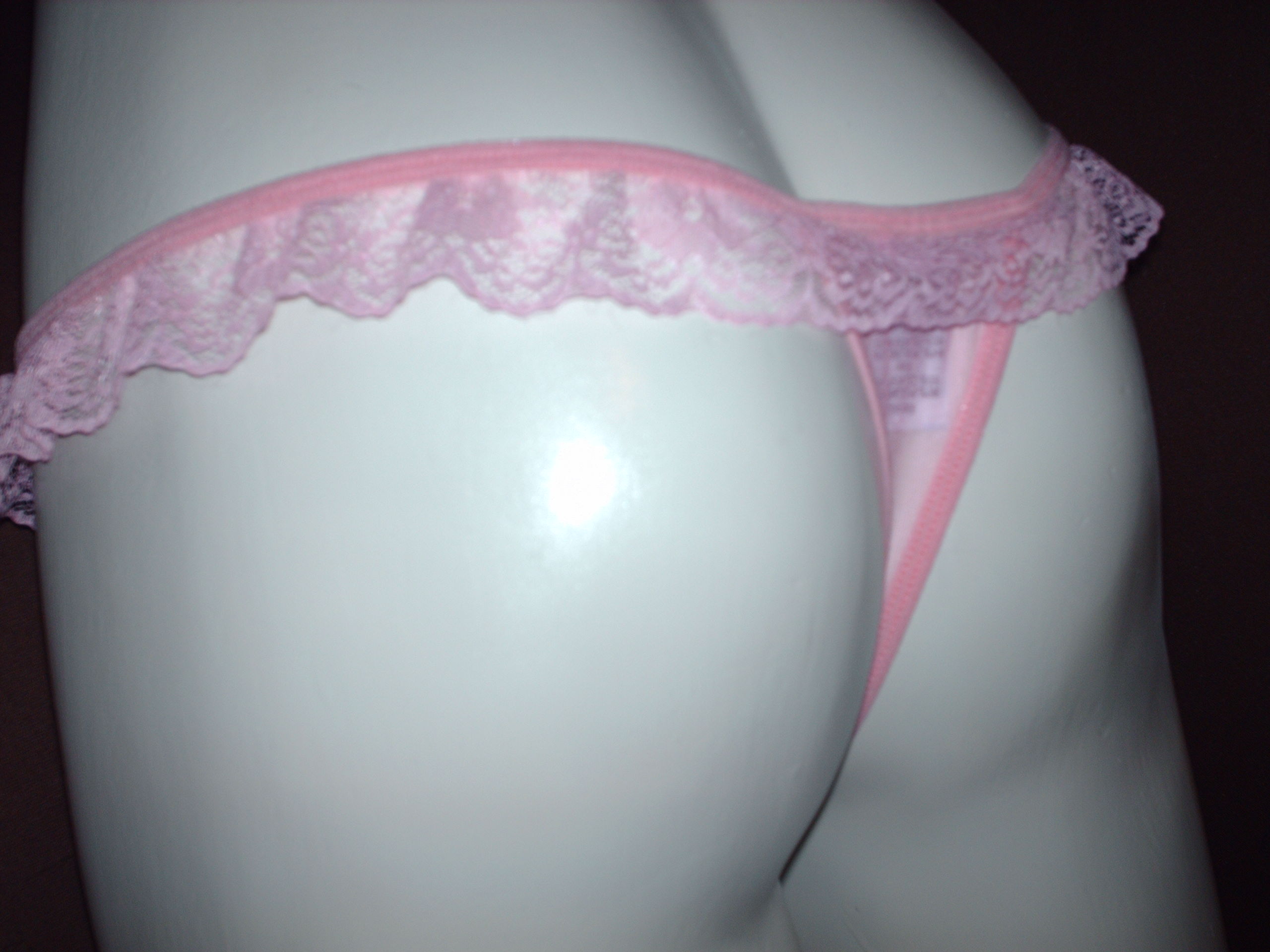Foto extra 1 do produto Fio Dental Sexy Renda Nylon Rosa