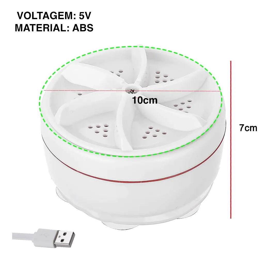 Foto extra 2 do produto MAQUINA DE LAVAR PORTATIL BM F1073